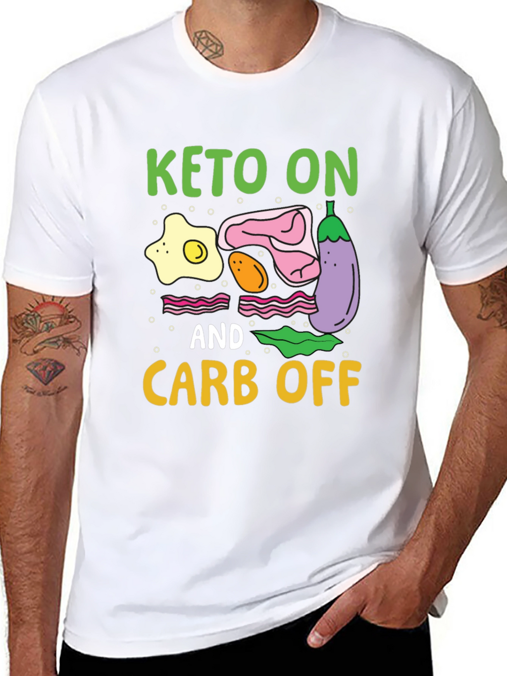 Keto On Carb Off Graphic Tee