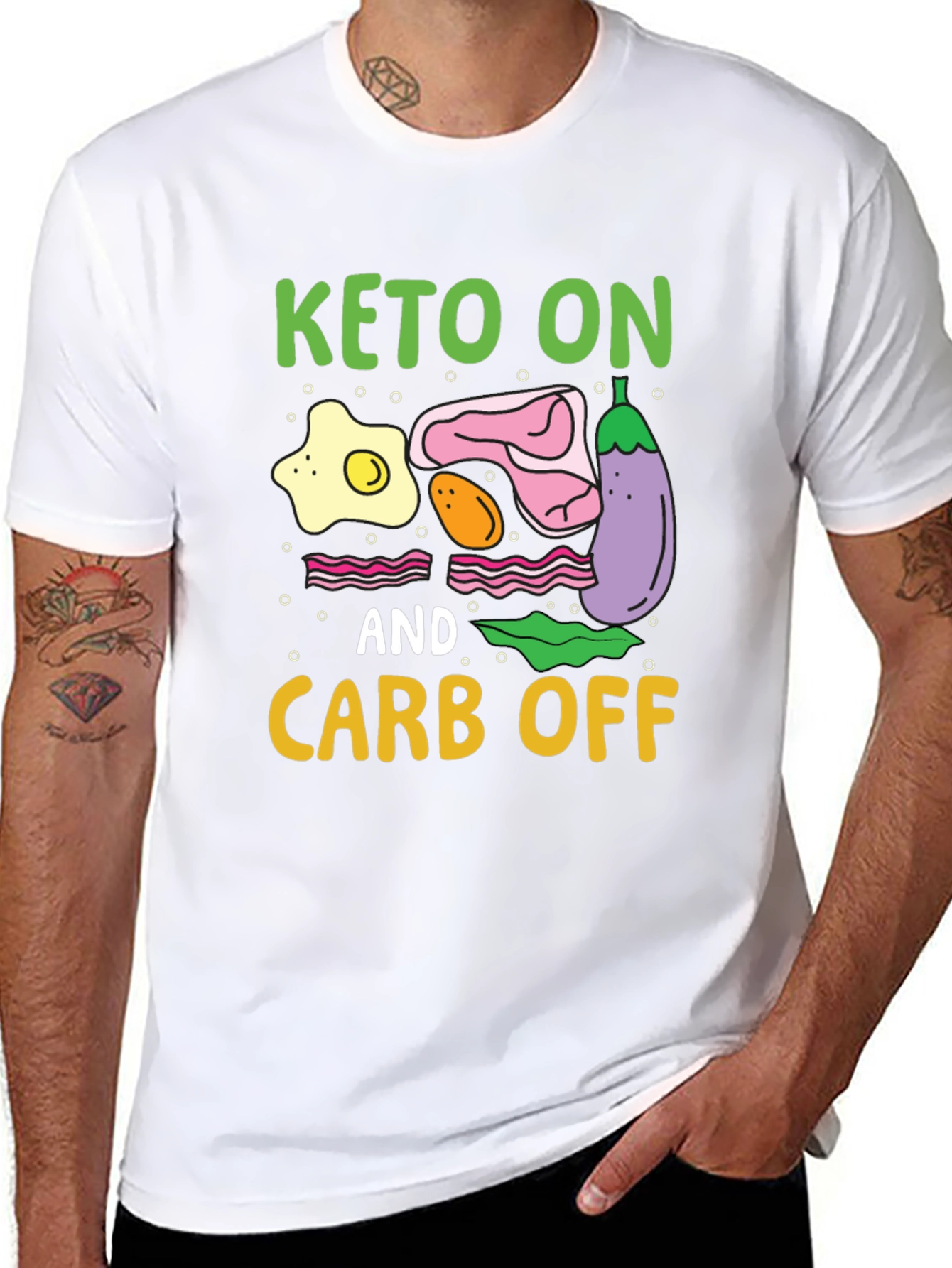 Keto On Carb Off Graphic Tee