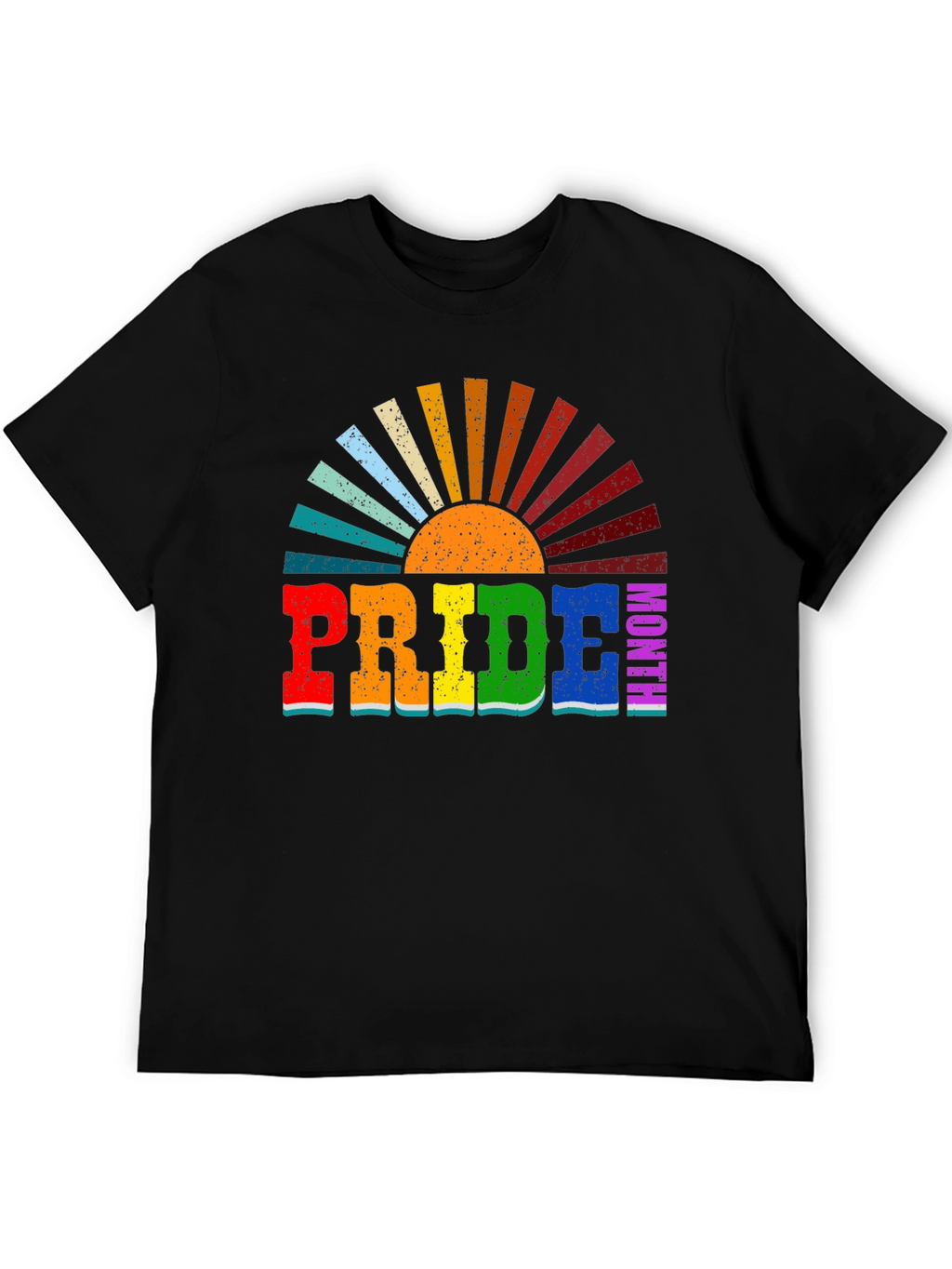 Pride Month Rainbow Retro T-Shirt