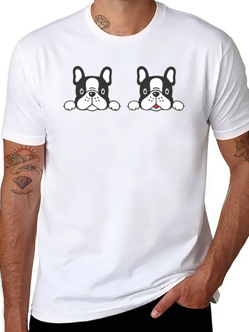 Black French Bulldog Graphic Tee