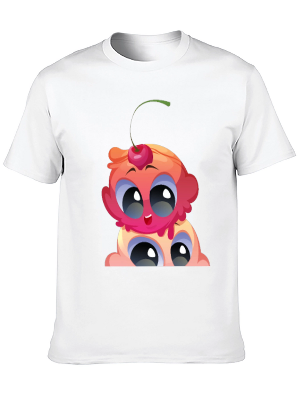 Cartoon Ice Cream Graphic Tee
