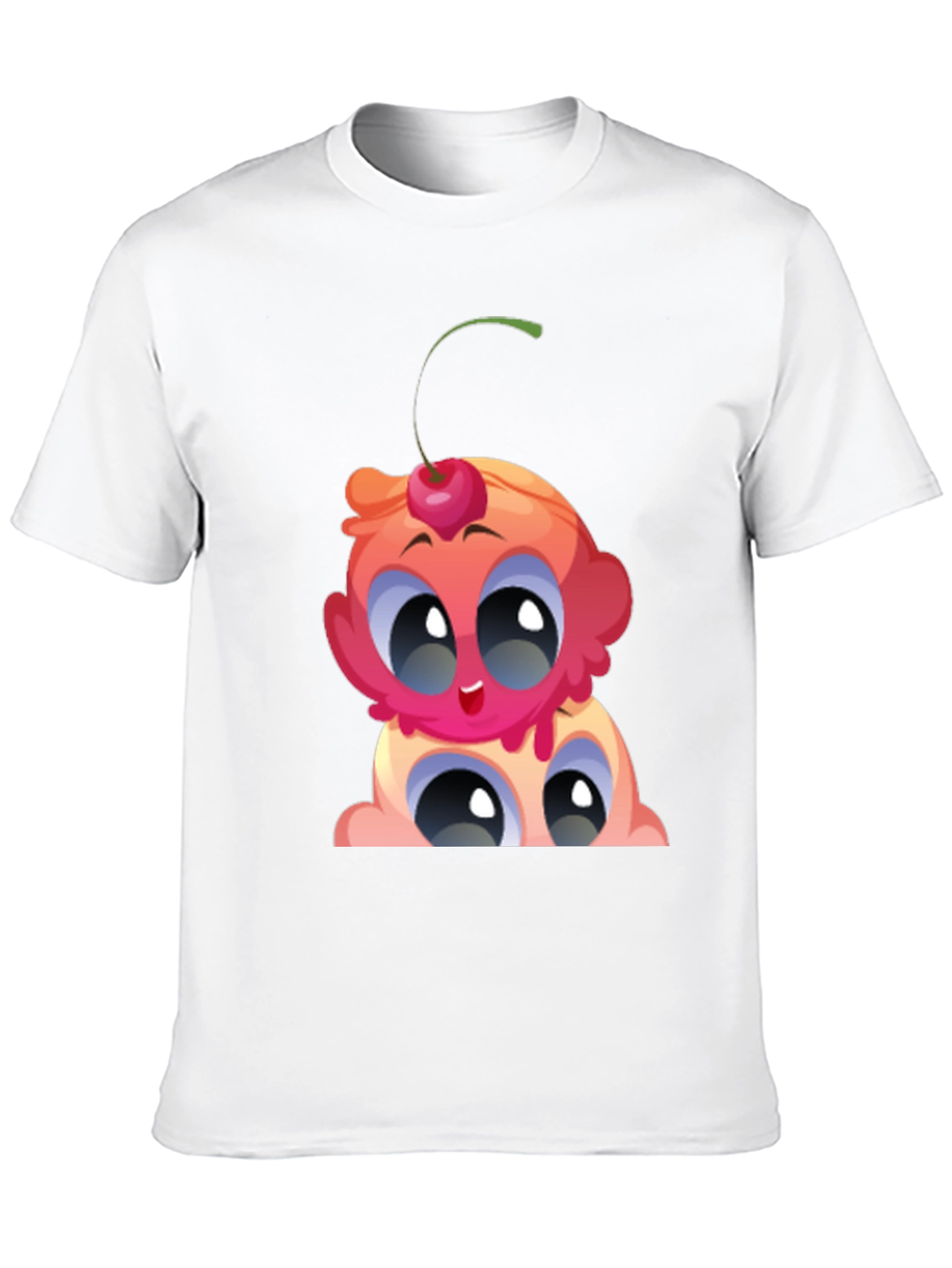 Cartoon Ice Cream Graphic Tee