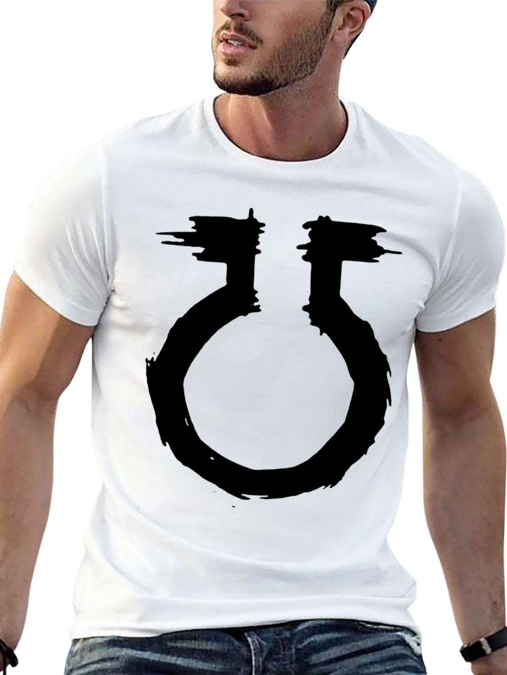 Grunge Symbol Black T-Shirt