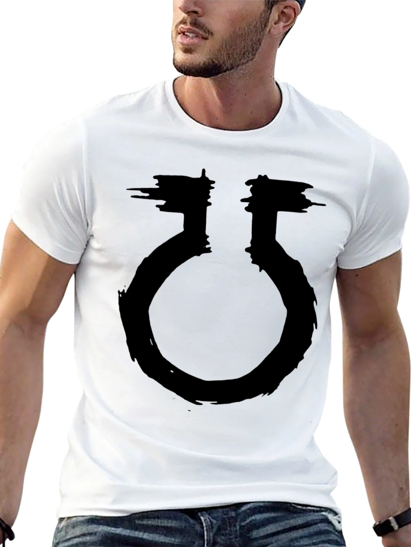 Grunge Symbol Black T-Shirt