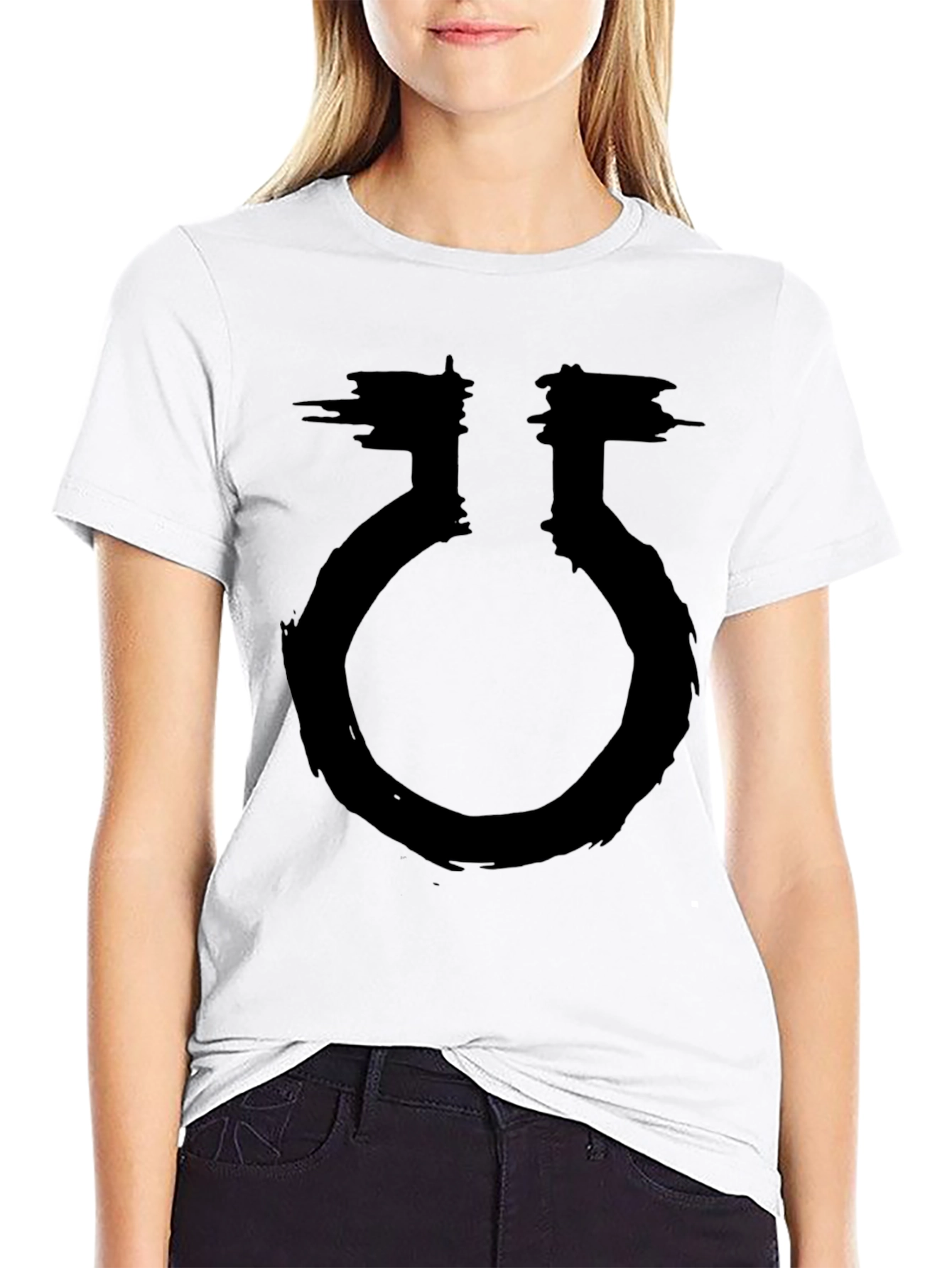 Grunge Symbol Black T-Shirt