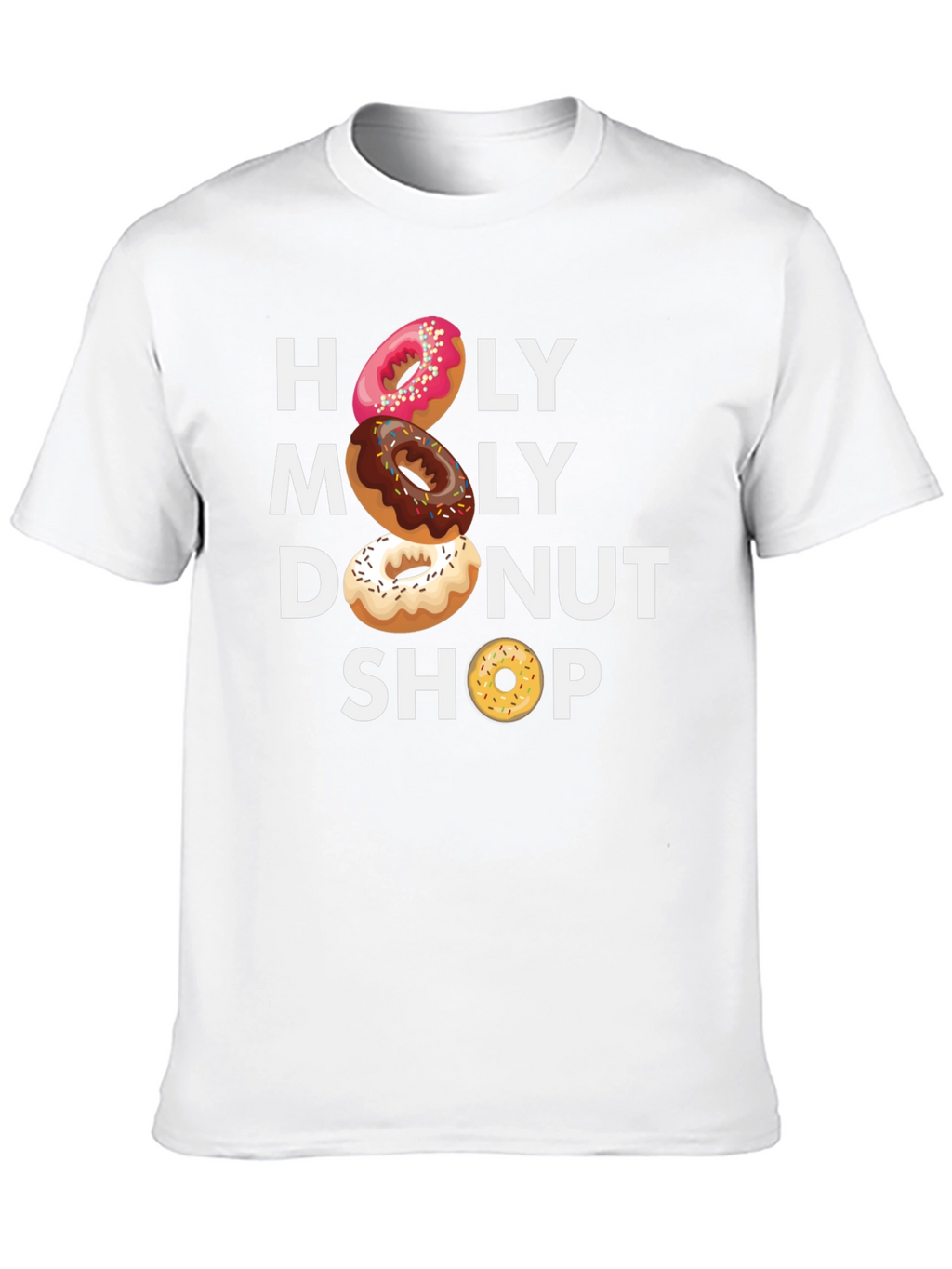 Holy Moly Donut Shop Graphic T-Shirt