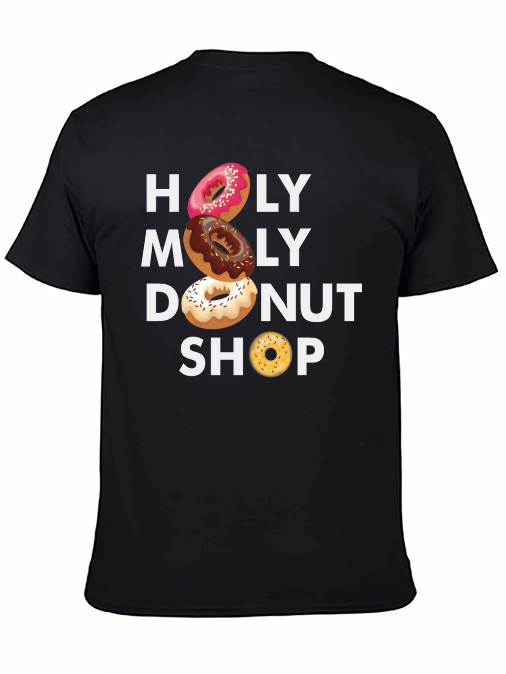 Holy Moly Donut Shop Graphic T-Shirt