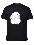 Angry Bunny Black T-Shirt - Cute & Edgy Apparel
