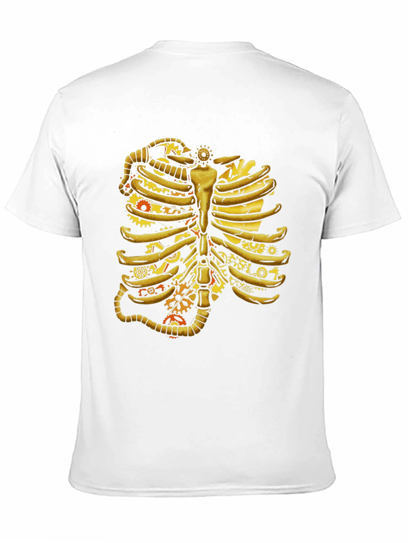 Steampunk Rib Cage Graphic Tee