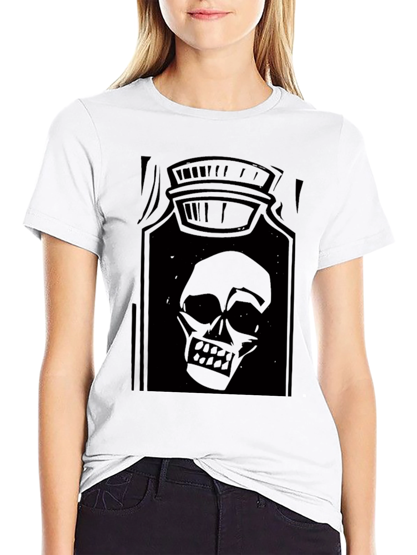 Skull Potion Black T-Shirt