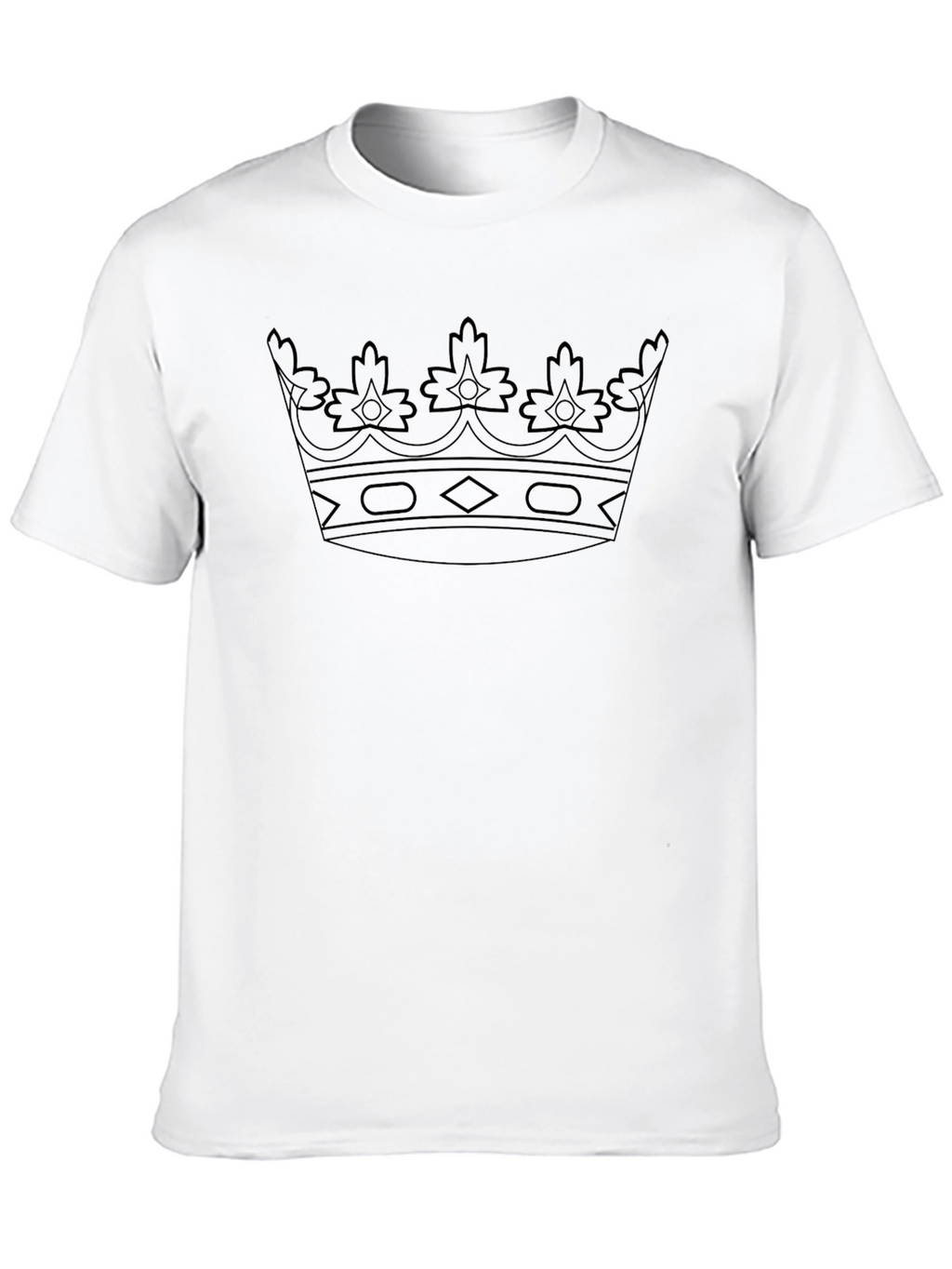 Crown Graphic T-Shirt - Stylish Mens Tee