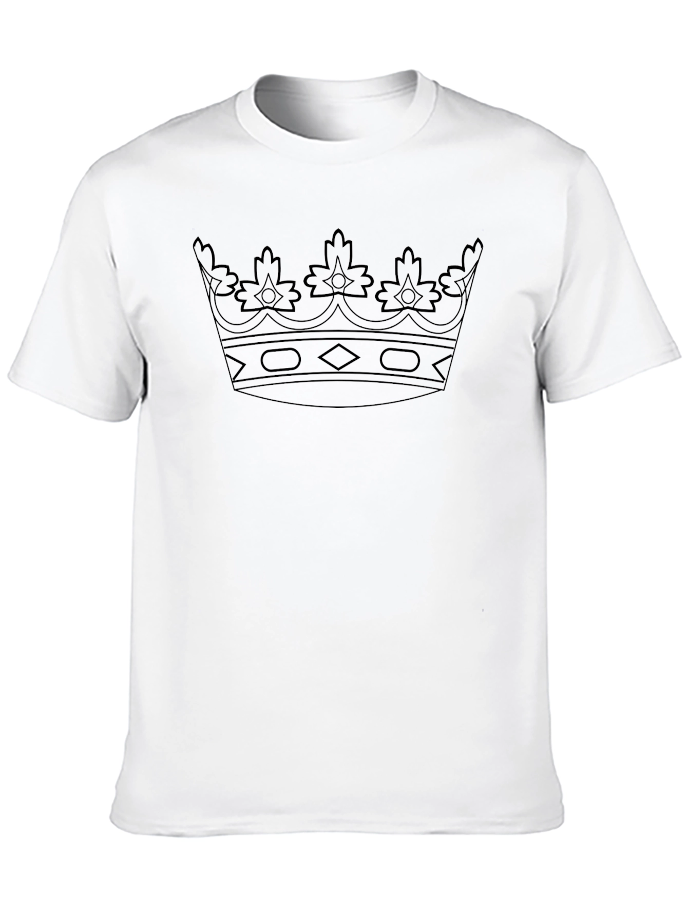 Crown Graphic T-Shirt - Stylish Mens Tee