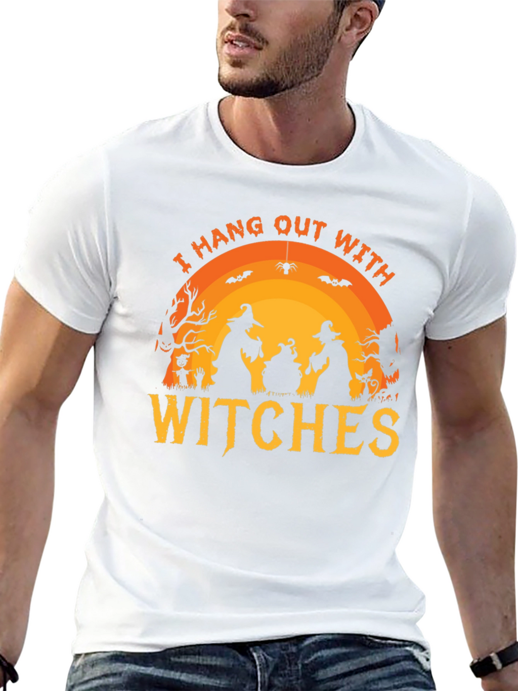 Halloween Witch T-Shirt - Hang Out With Witches