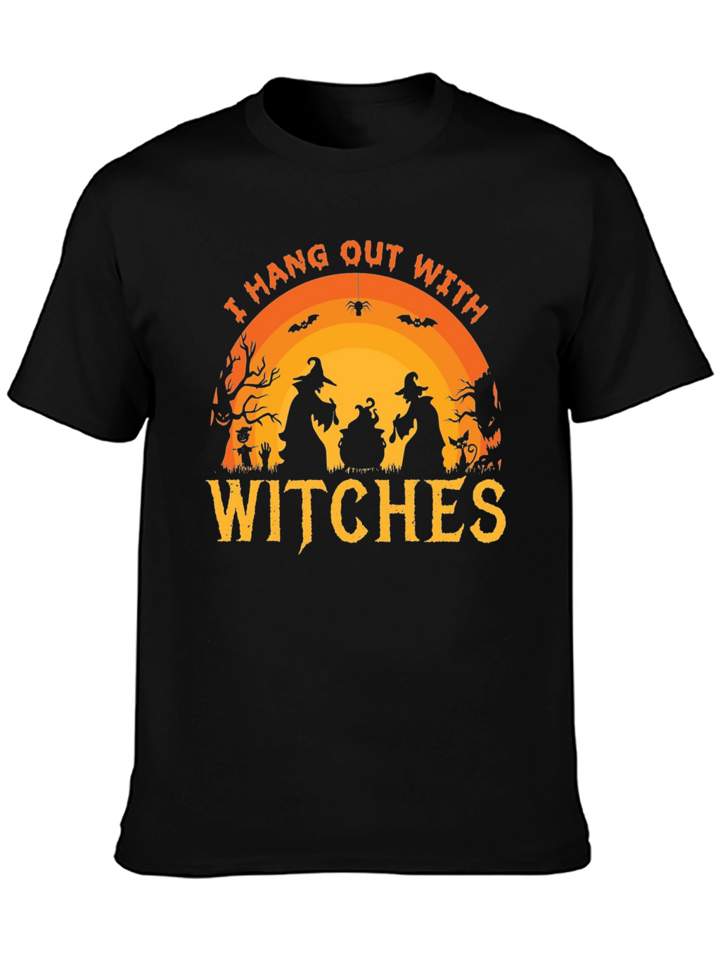 Halloween Witch T-Shirt - Hang Out With Witches