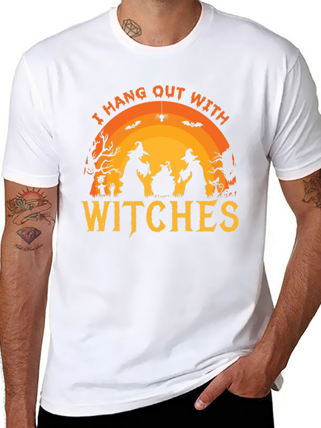 Halloween Witch T-Shirt - Hang Out With Witches