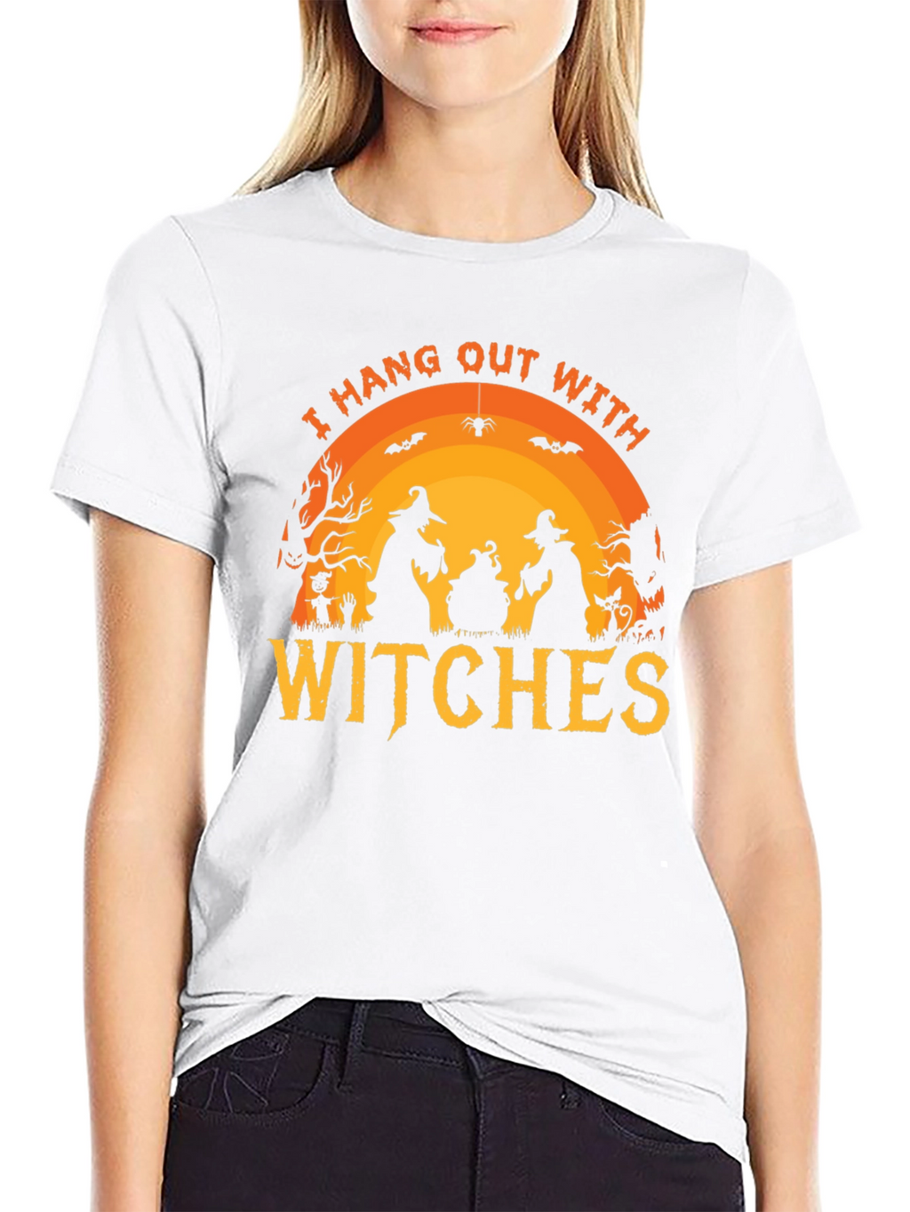 Halloween Witch T-Shirt - Hang Out With Witches