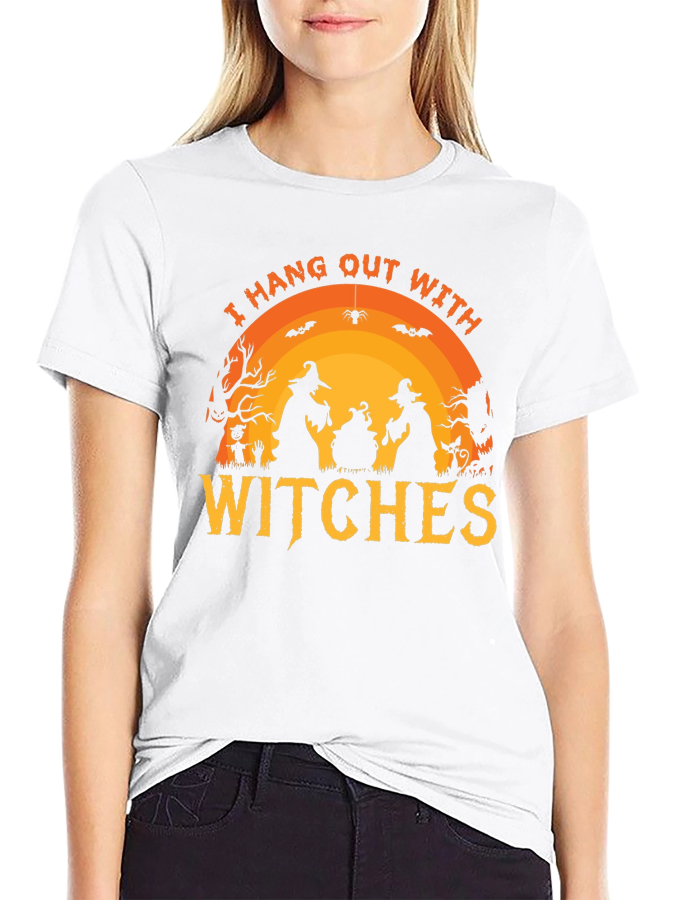 Halloween Witch T-Shirt - Hang Out With Witches