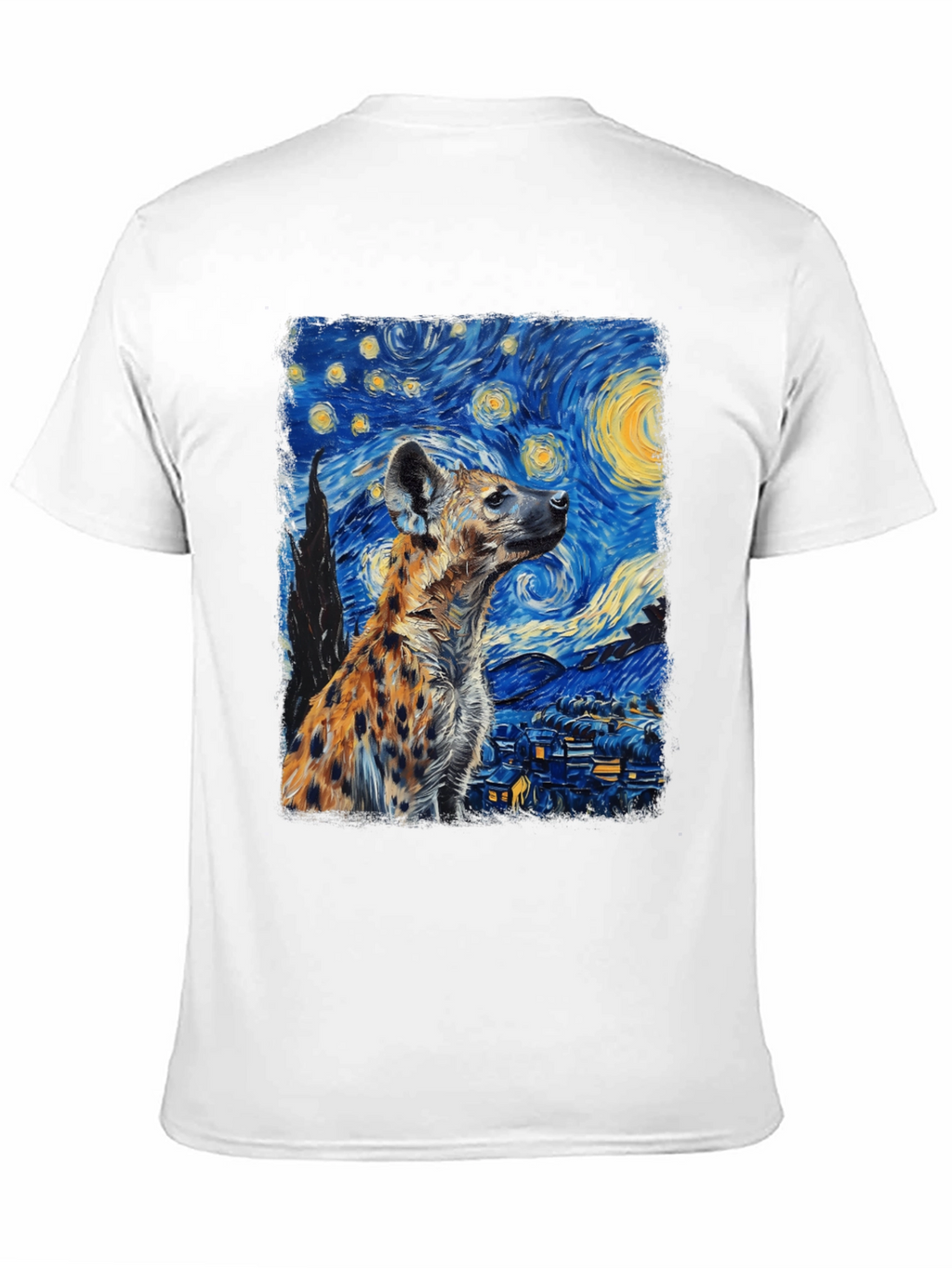 Starry Night Hyena Graphic Tee
