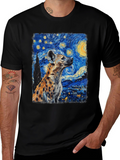 Starry Night Hyena Graphic Tee