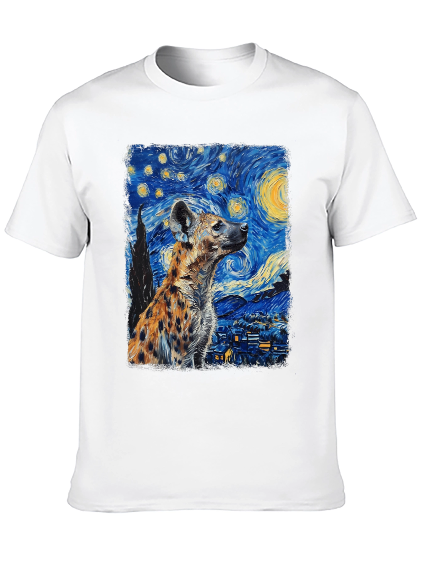 Starry Night Hyena Graphic Tee