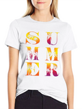 Summer Palm Tree Graphic Tee - Mens Black T-Shirt