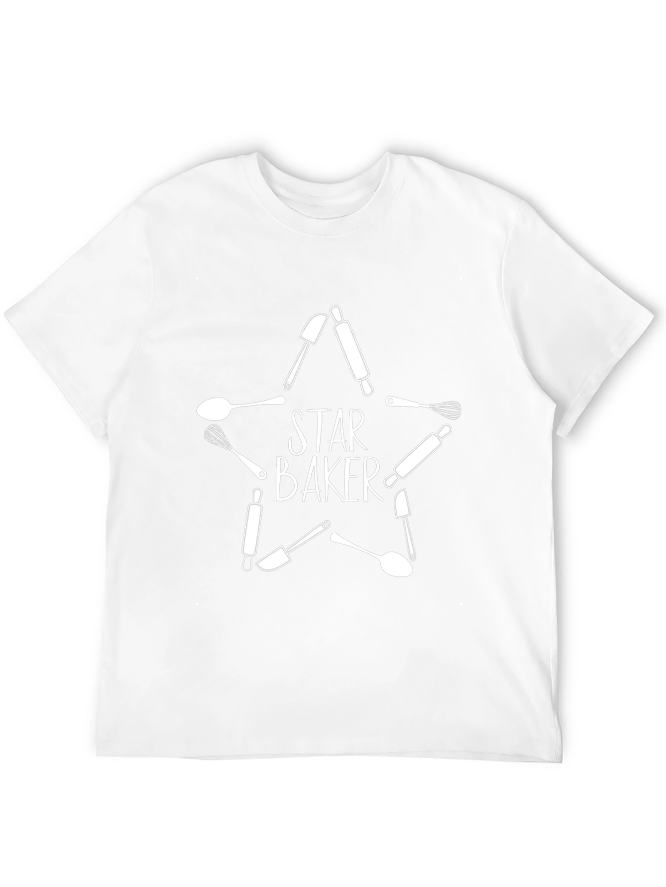 Star Baker T-Shirt - Baking Tools Design