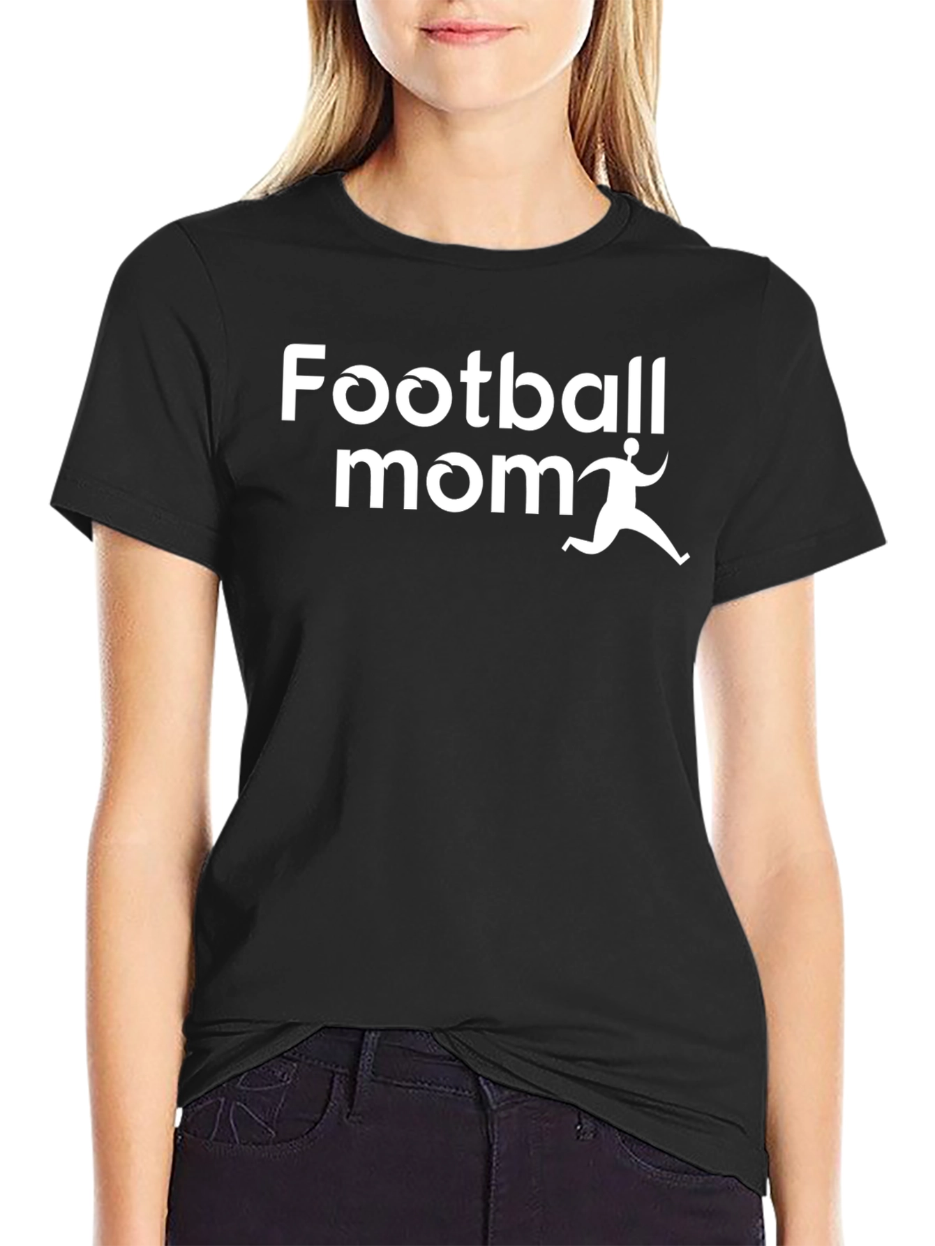 Football Mom Graphic T-Shirt