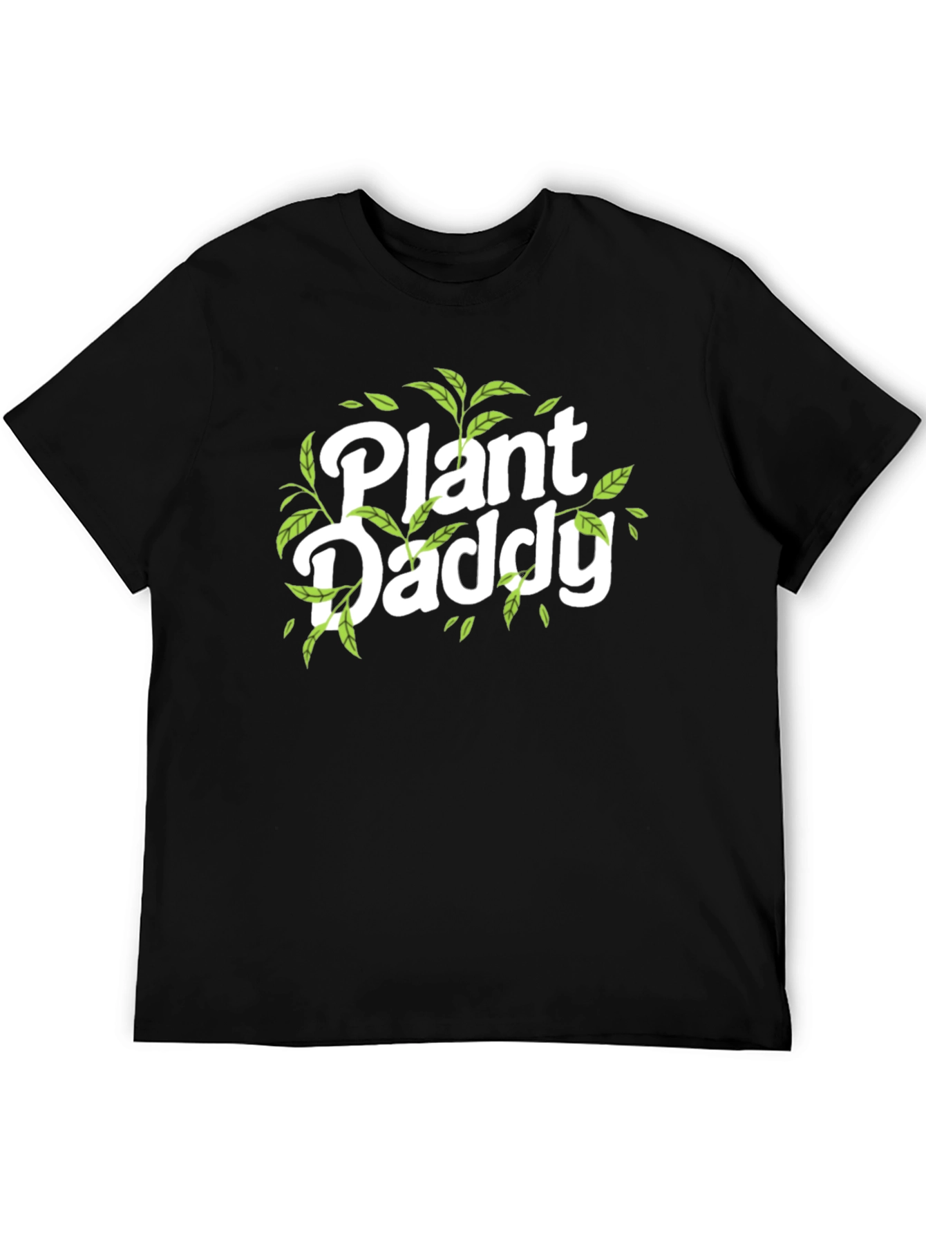Plant Daddy Graphic Tee - Black Cotton T-Shirt