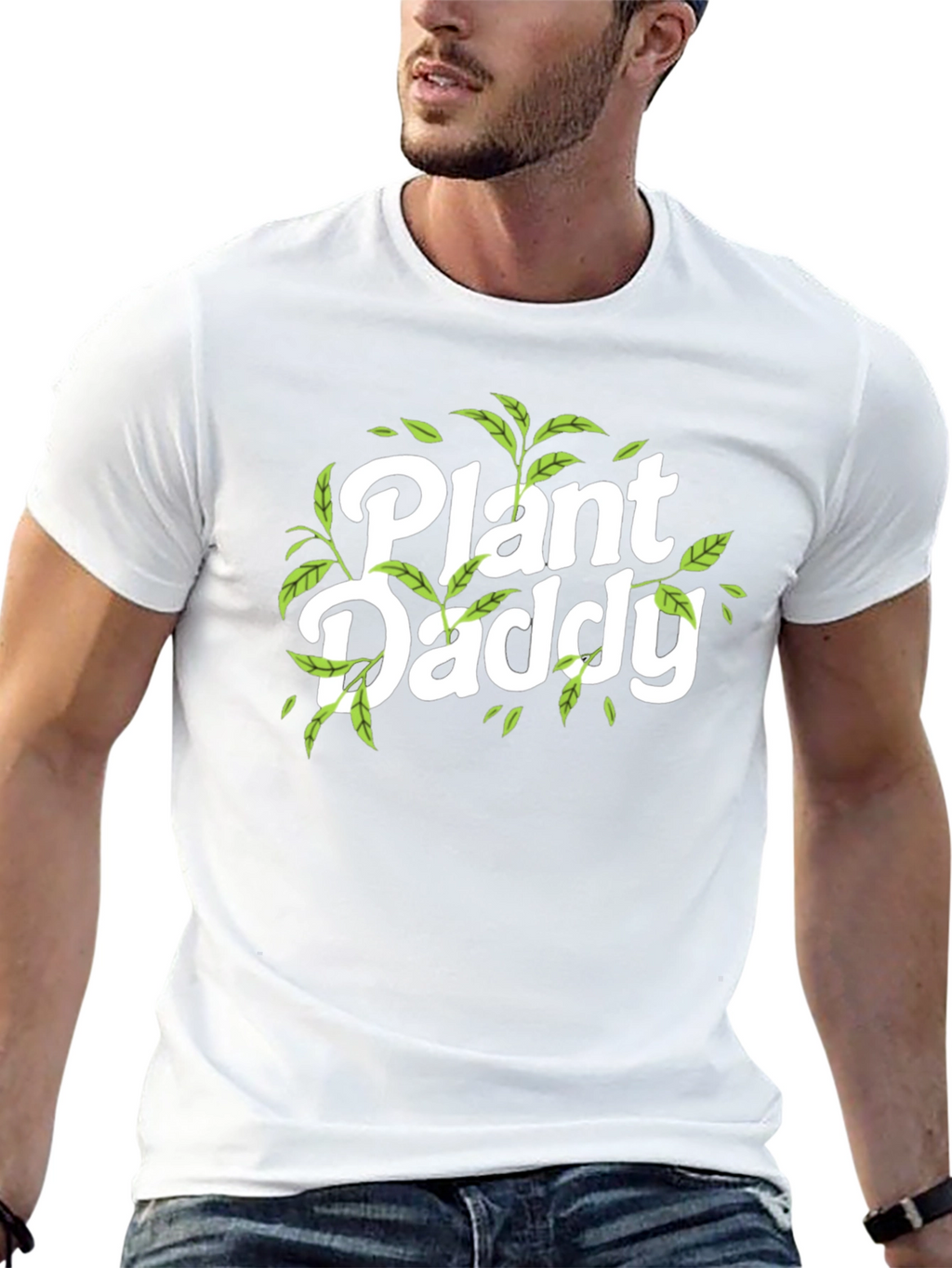 Plant Daddy Graphic Tee - Black Cotton T-Shirt