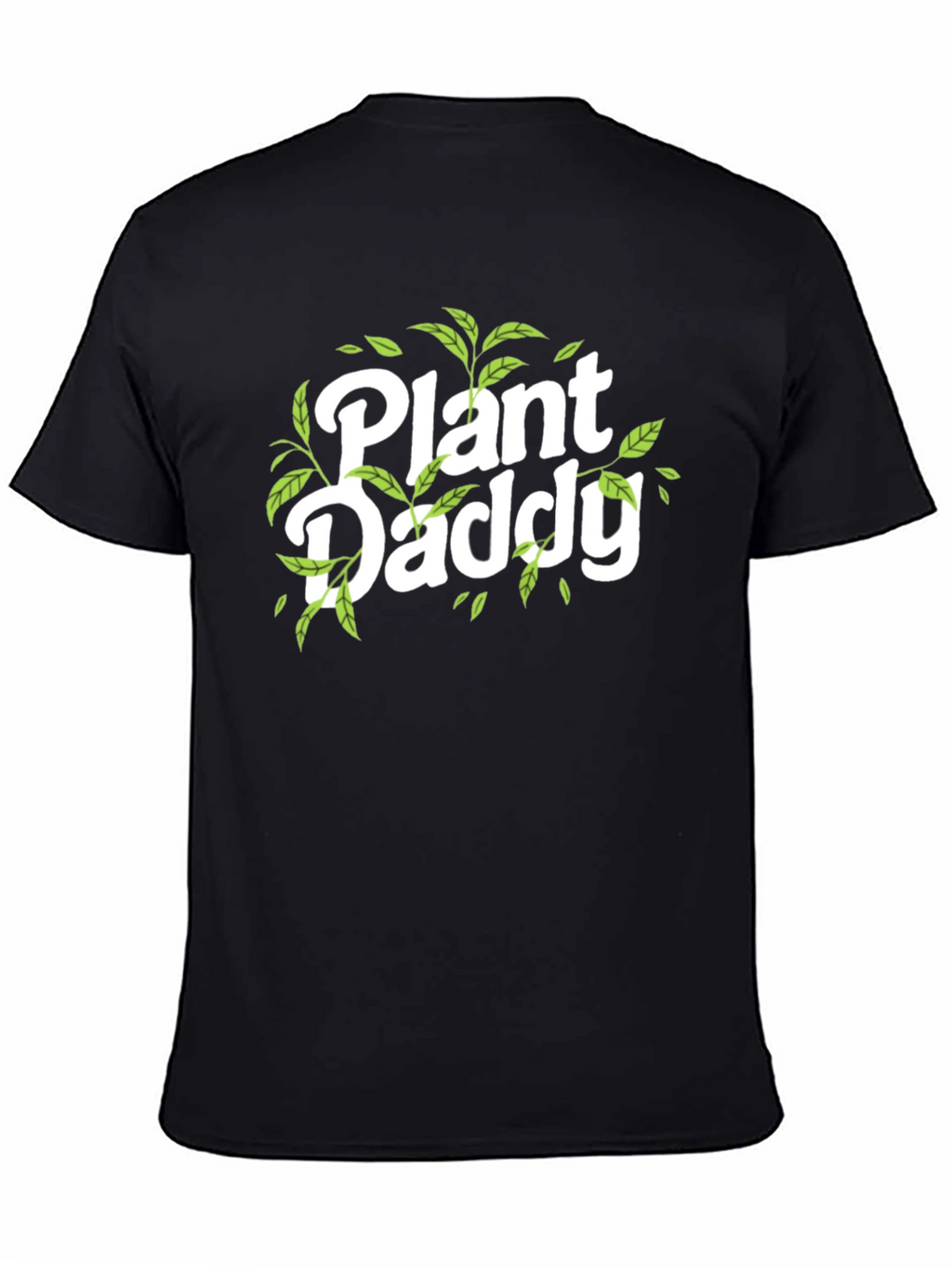 Plant Daddy Graphic Tee - Black Cotton T-Shirt