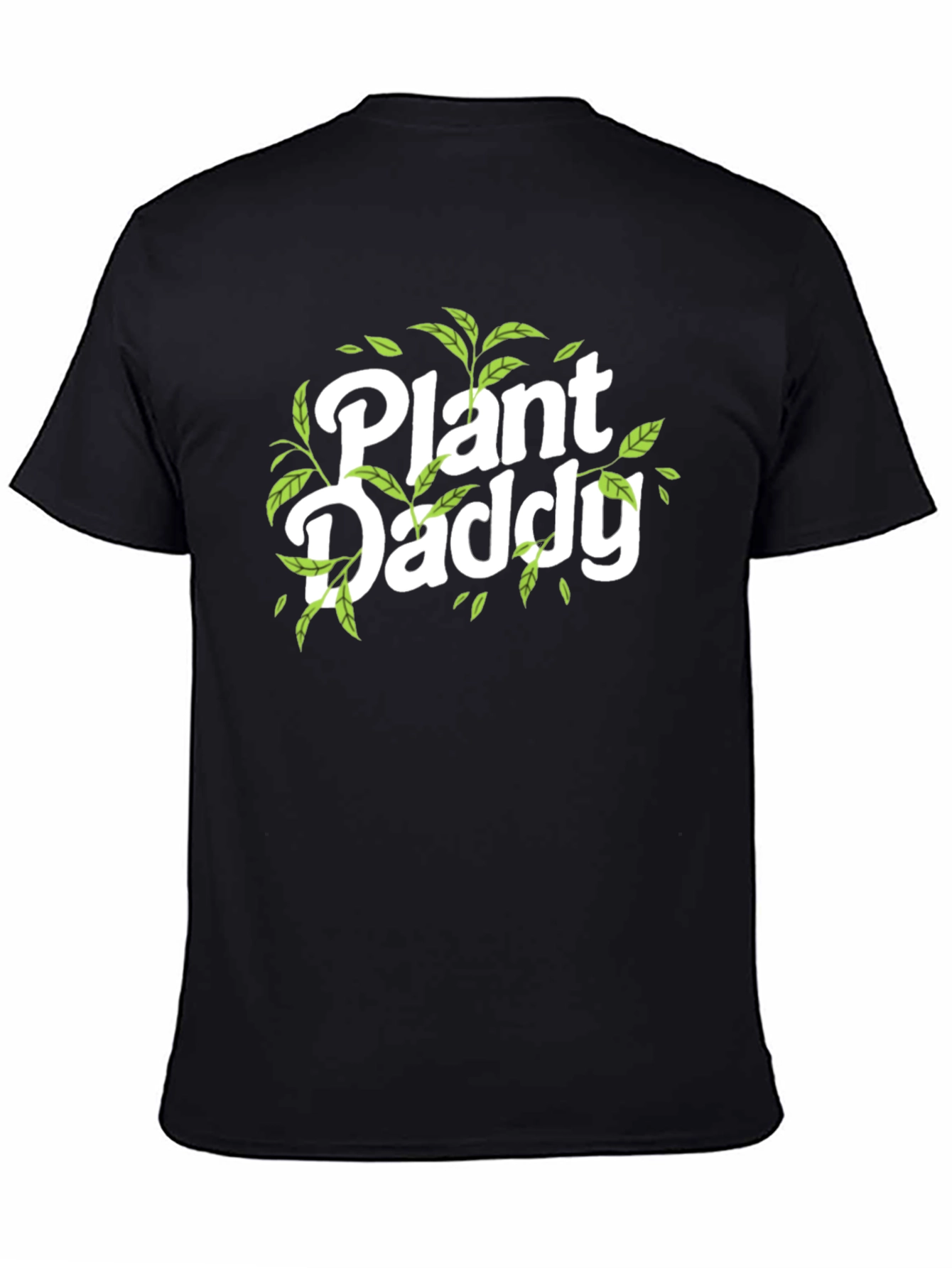 Plant Daddy Graphic Tee - Black Cotton T-Shirt