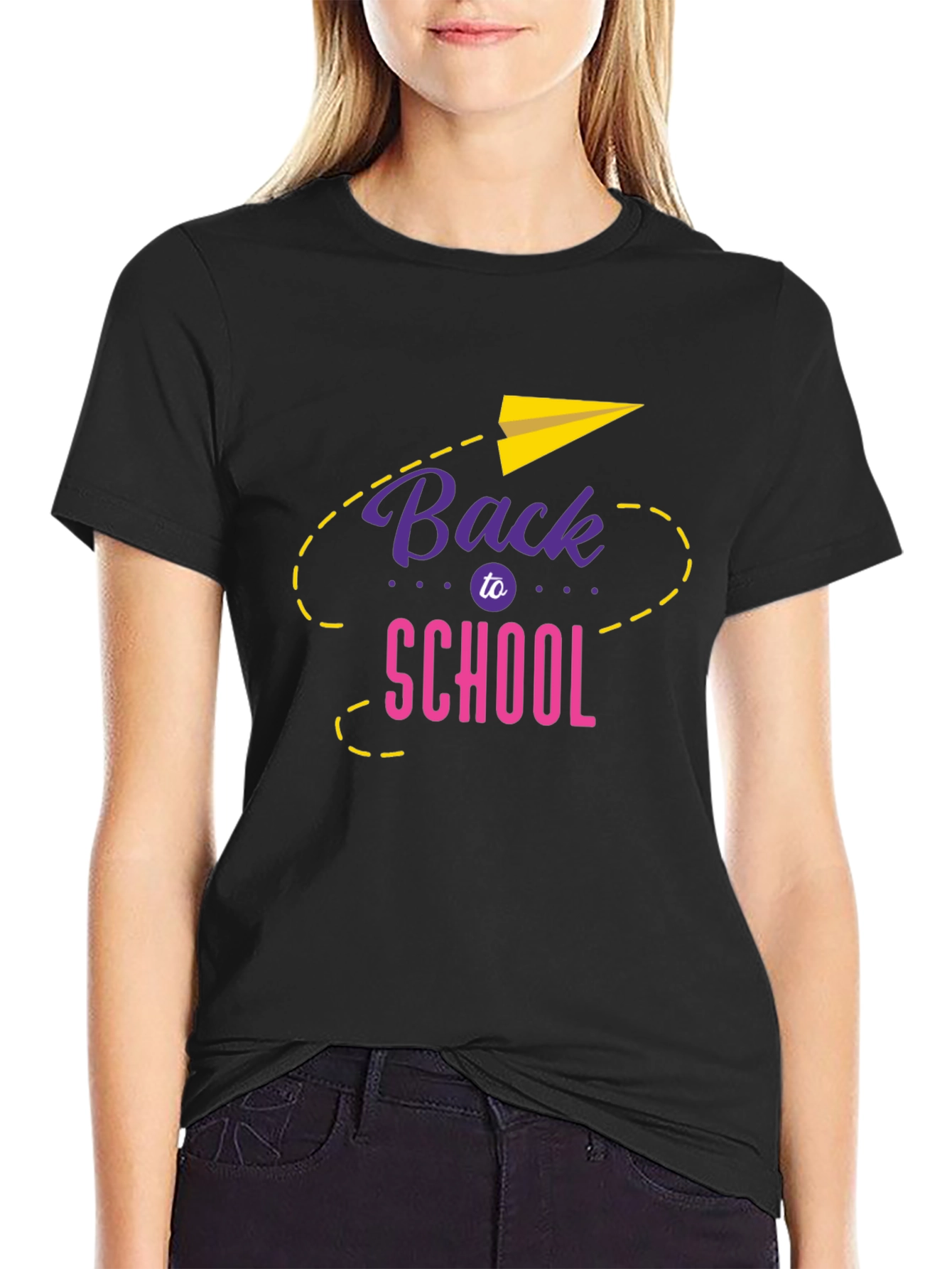 Back to School Graphic Tee - Black