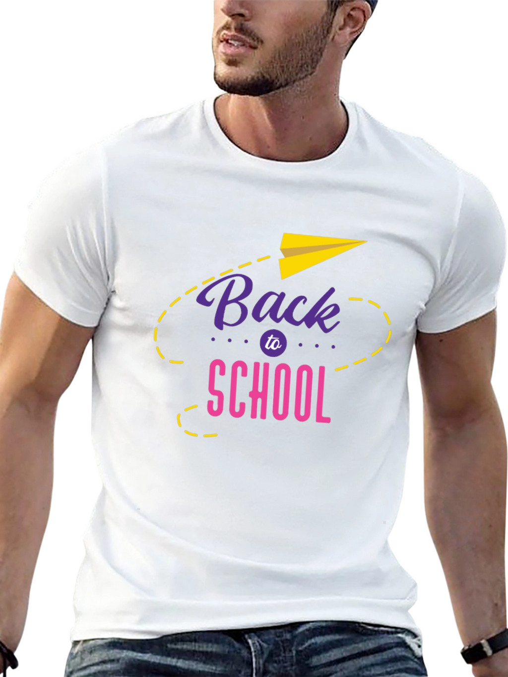 Back to School Graphic Tee - Black