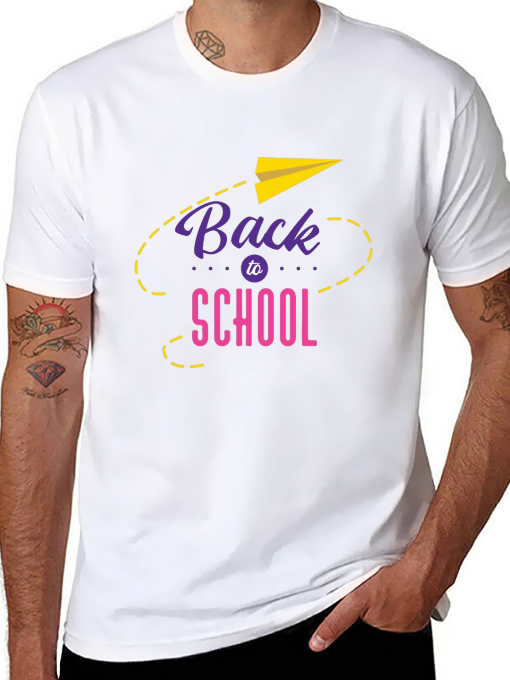Back to School Graphic Tee - Black