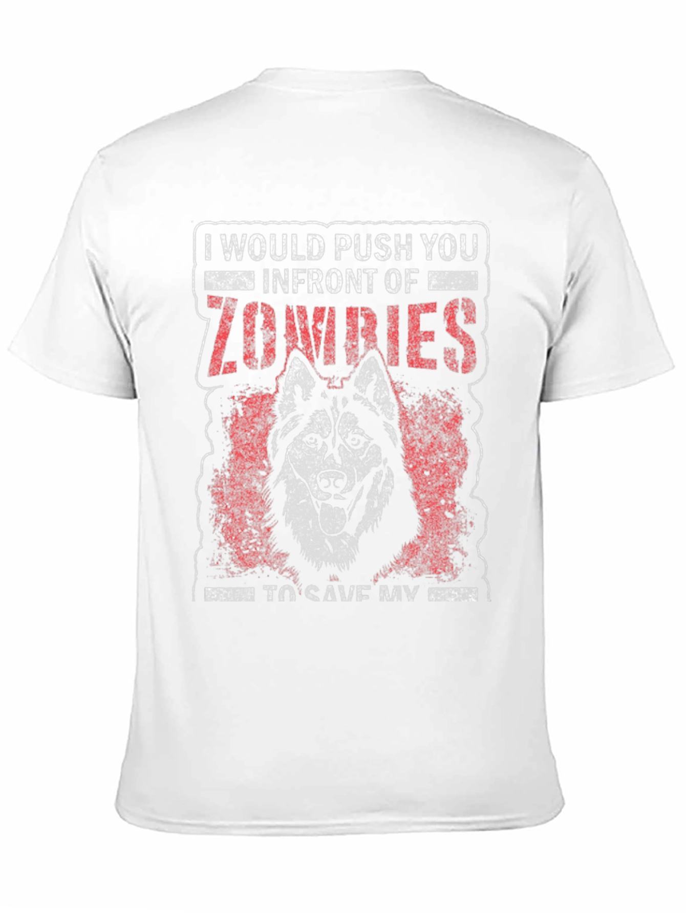 Zombie Husky Graphic Tee