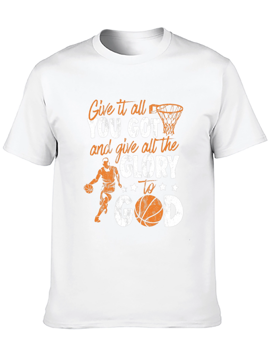 Give All the Glory to God Basketball T-Shirt