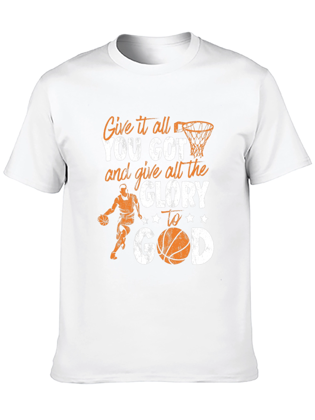Give All the Glory to God Basketball T-Shirt