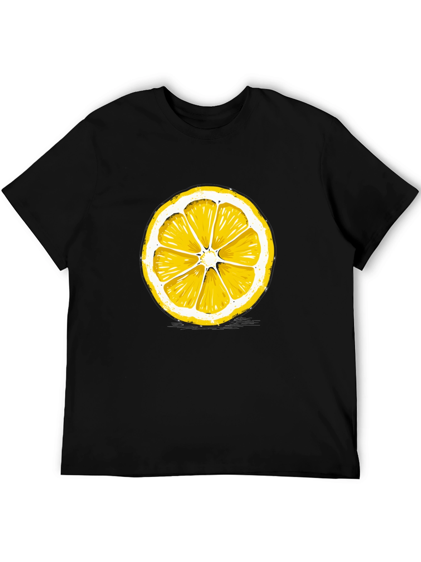 Lemon Slice Graphic Print T-Shirt