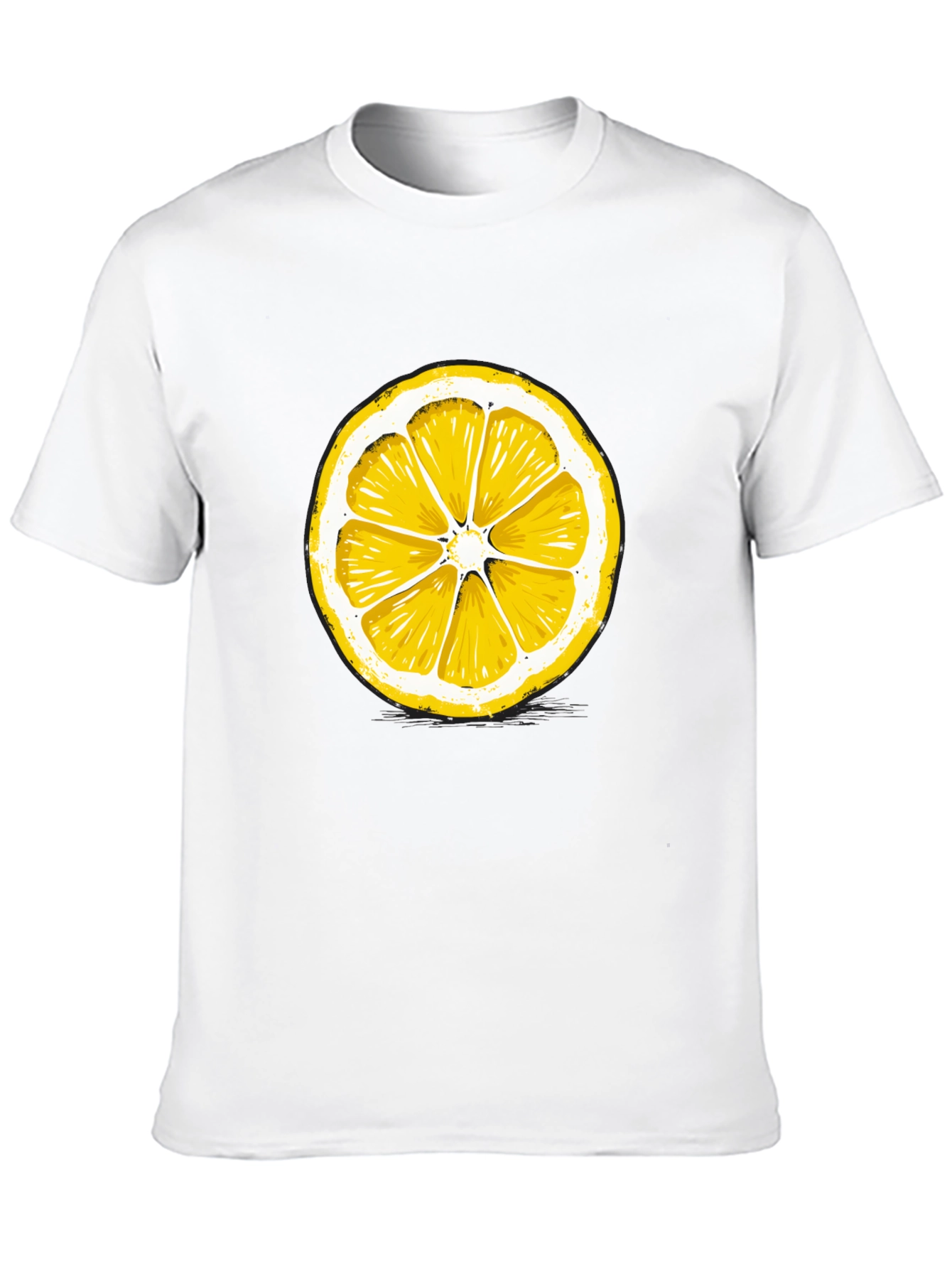 Lemon Slice Graphic Print T-Shirt