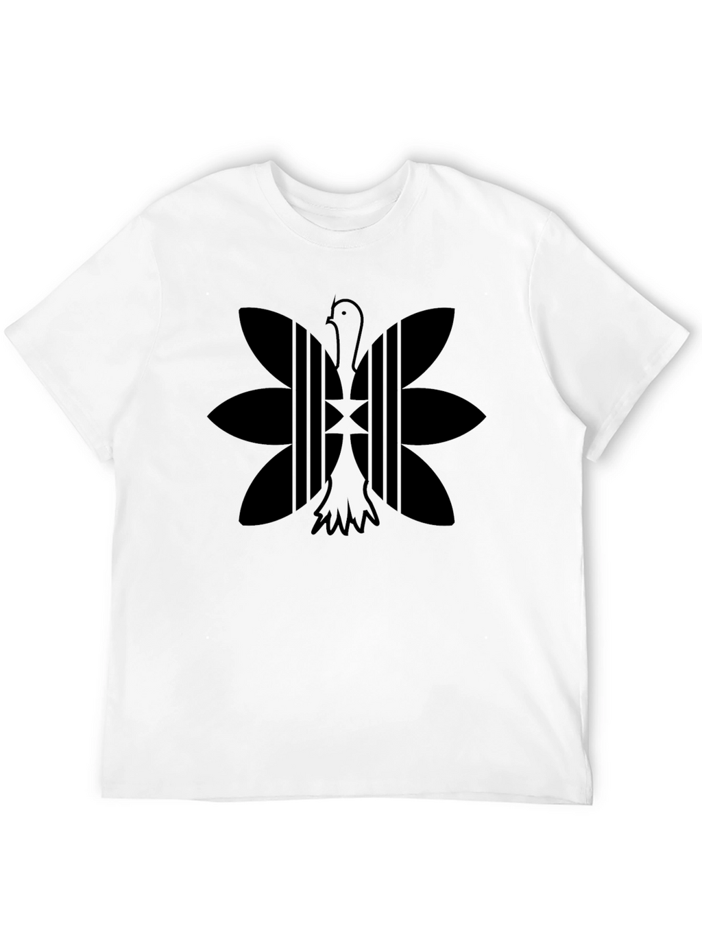 Adinkra Bird Tee - Sankofa Symbol T-Shirt