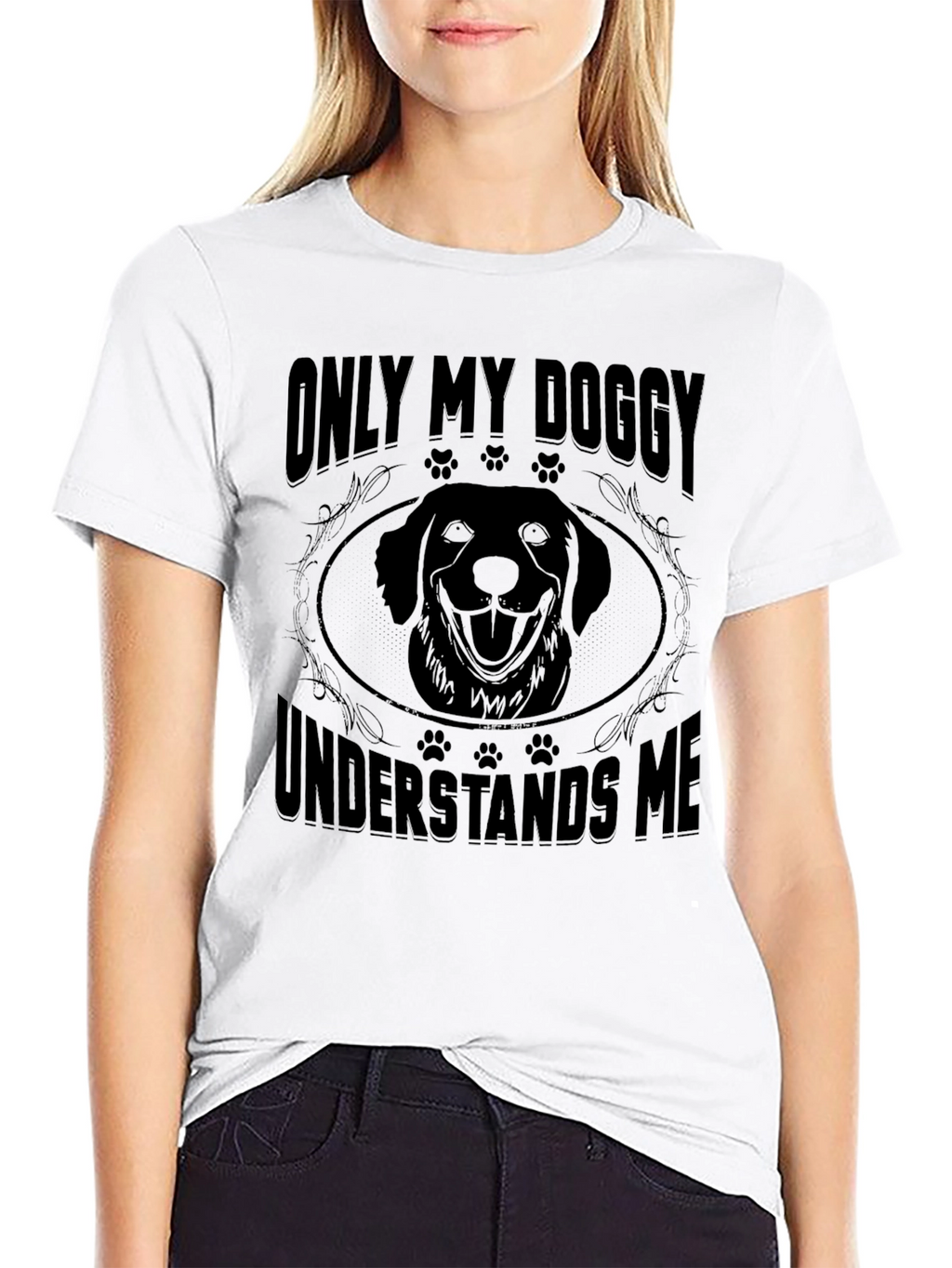 Only My Doggy Understands Me T-Shirt