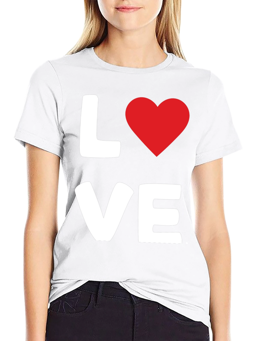 Love Graphic Black T-Shirt for Men