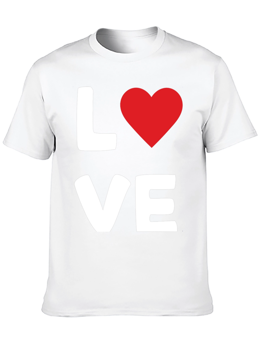 Love Graphic Black T-Shirt for Men