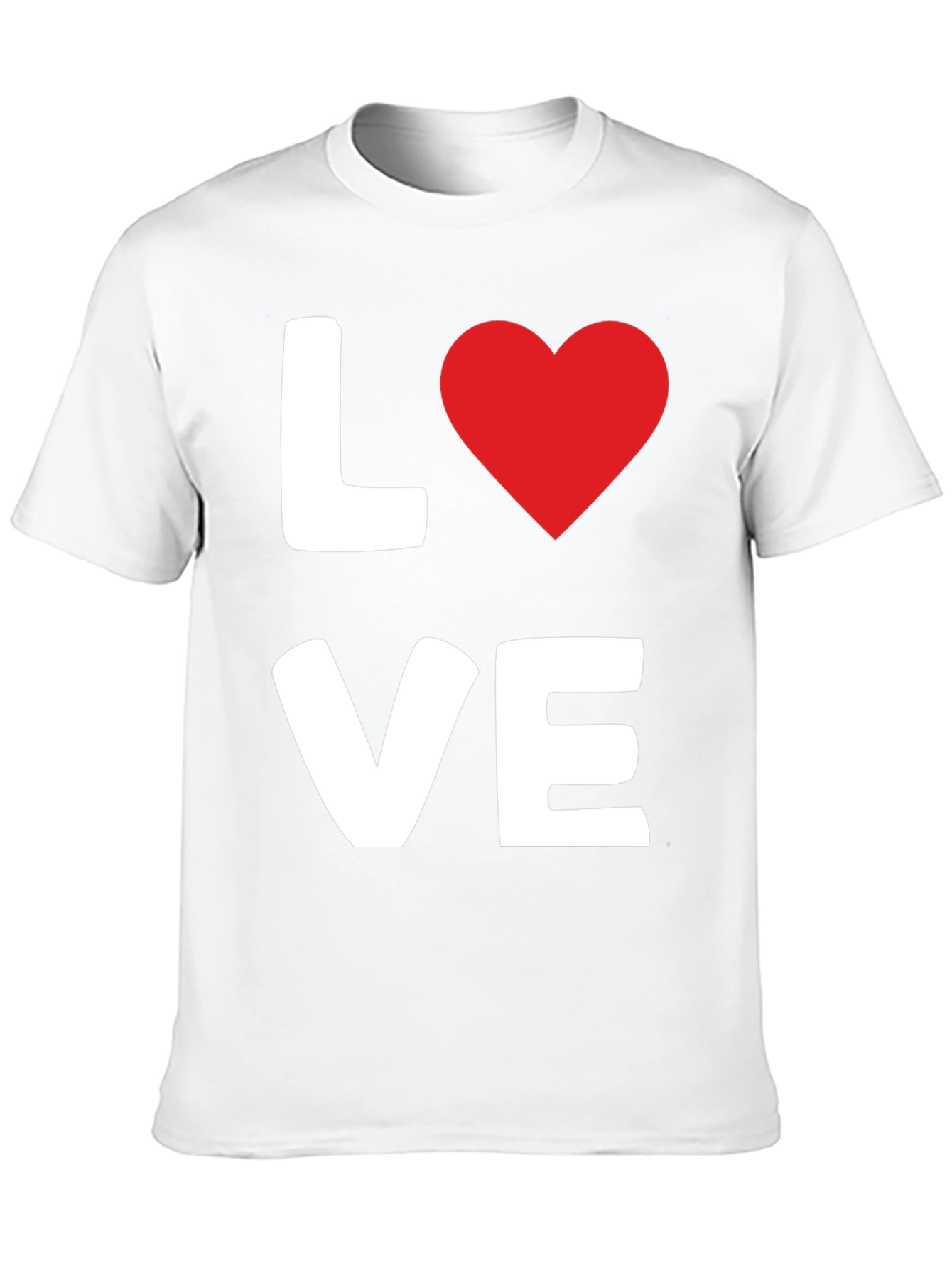 Love Graphic Black T-Shirt for Men