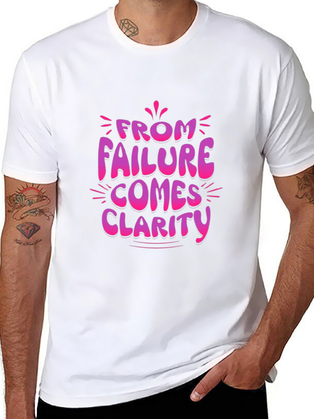 Failure Clarity Graphic Tee - Motivational T-Shirt