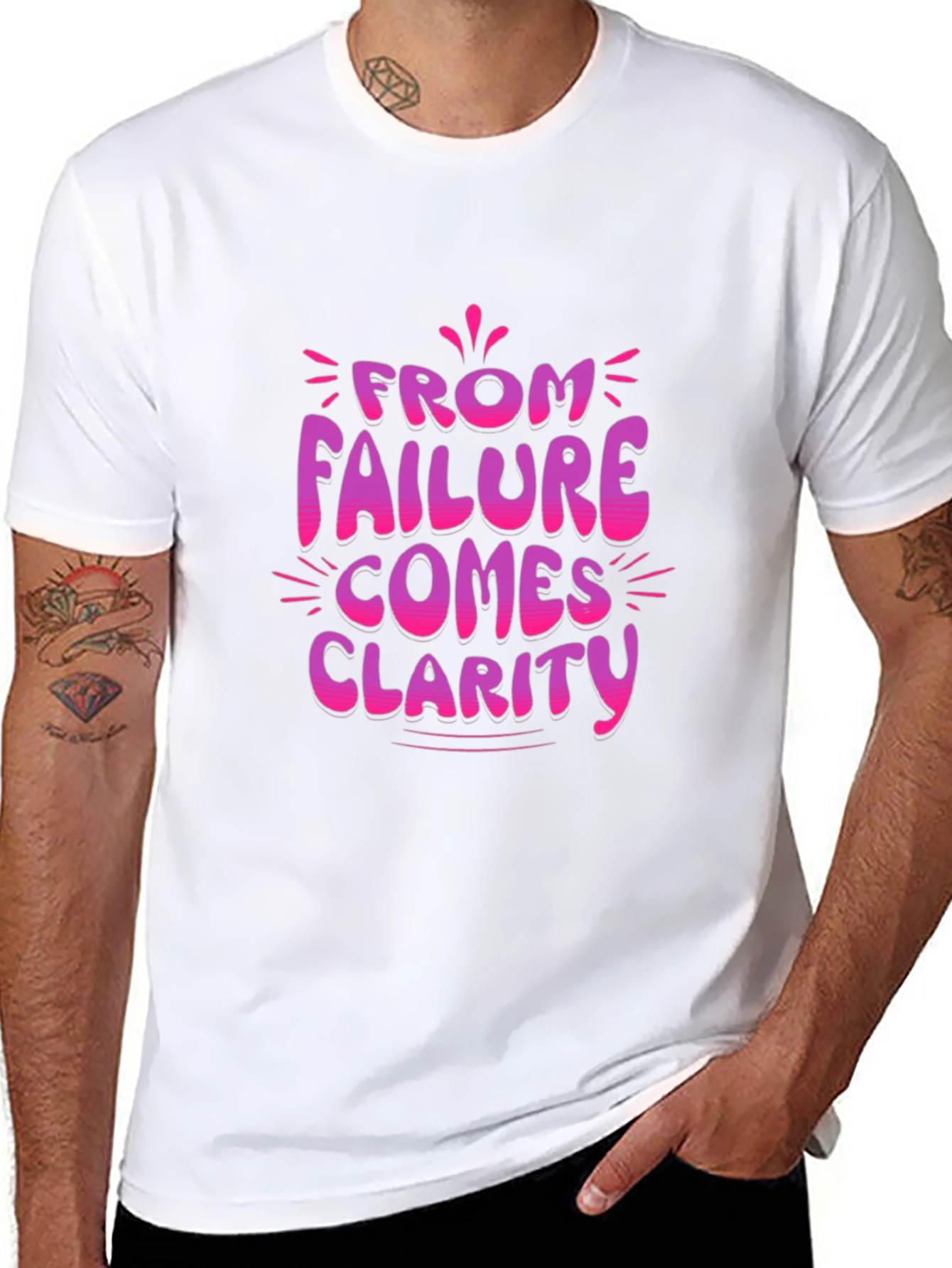 Failure Clarity Graphic Tee - Motivational T-Shirt