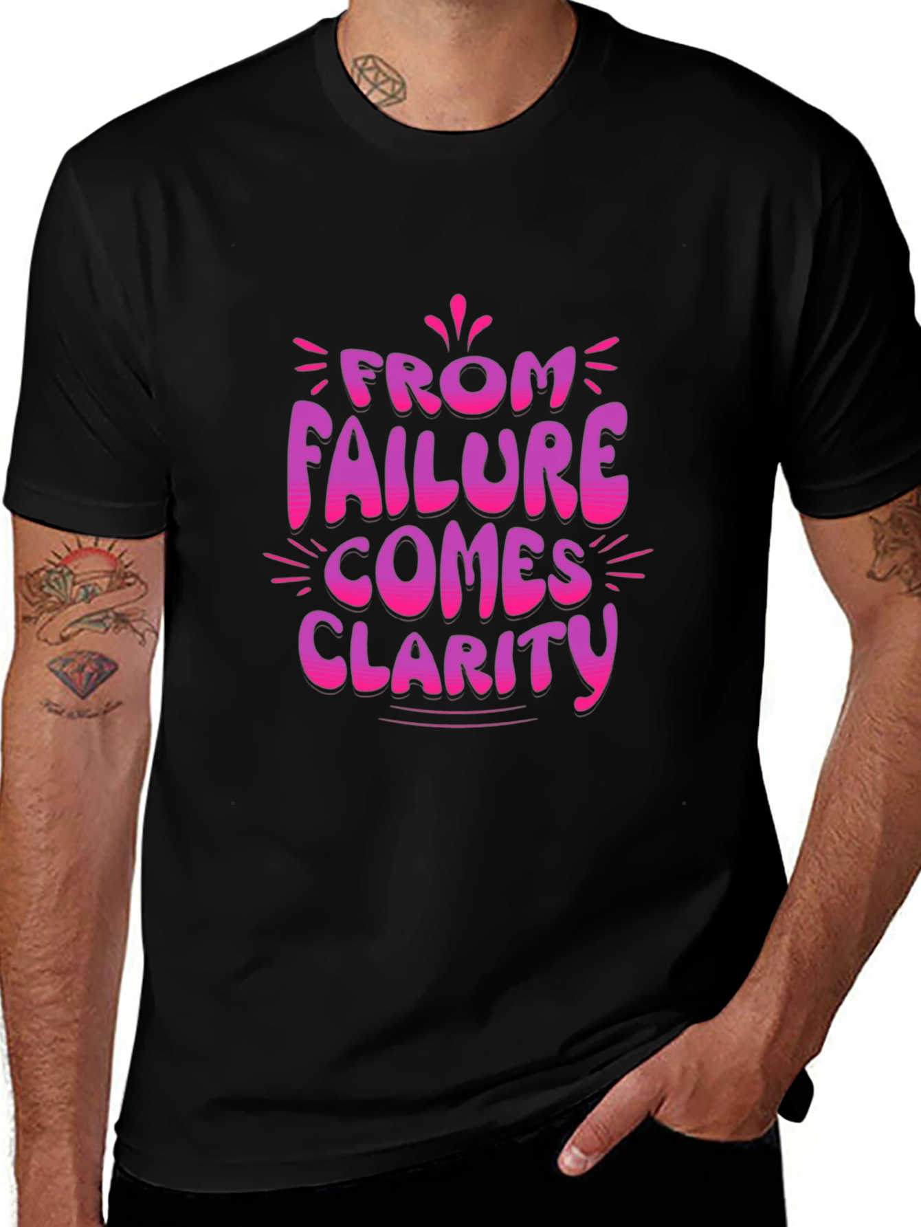 Failure Clarity Graphic Tee - Motivational T-Shirt