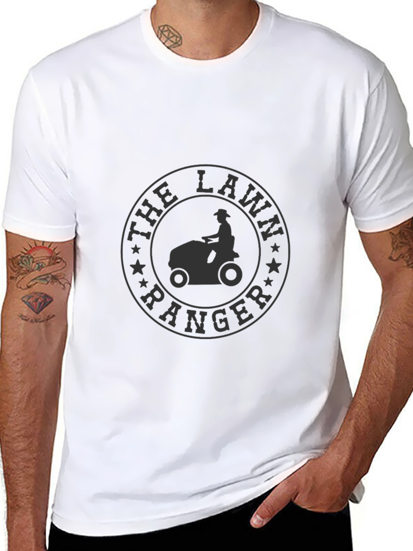 The Lawn Ranger Graphic Tee - Black T-Shirt