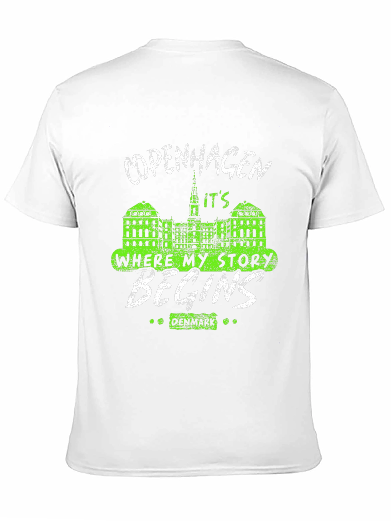 Copenhagen Story T-Shirt - Denmark Souvenir Tee