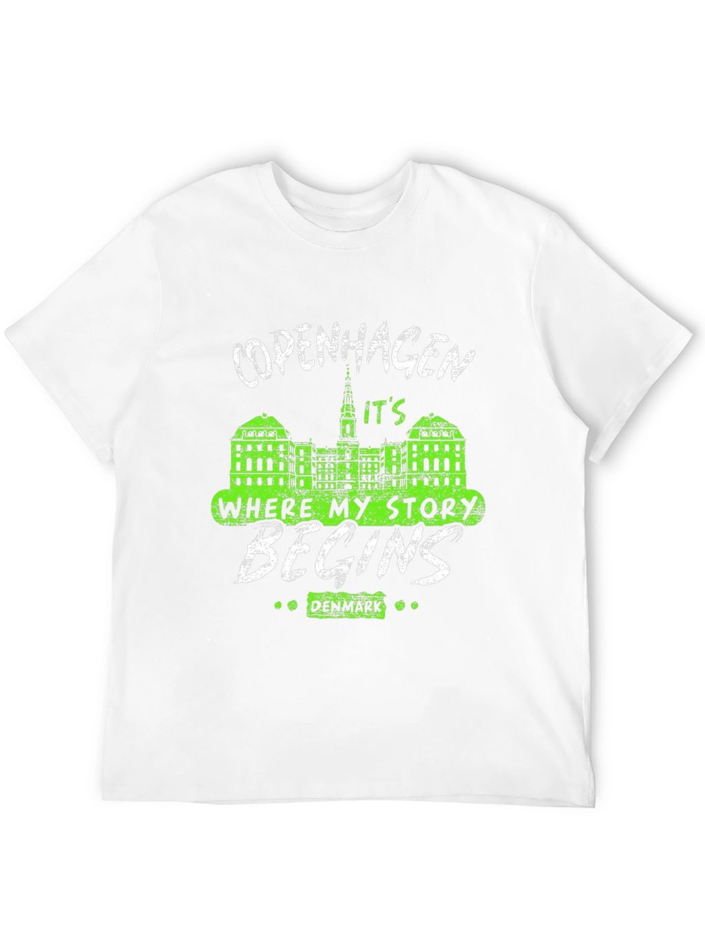 Copenhagen Story T-Shirt - Denmark Souvenir Tee